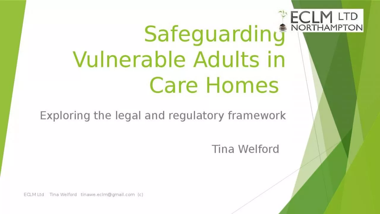 PPT-Safeguarding Vulnerable Adults in Care Homes