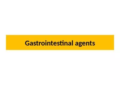 Gastrointestinal  agents