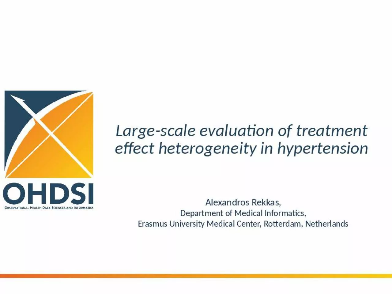 PPT-Large-scale evaluation of treatment effect heterogeneity in hypertension