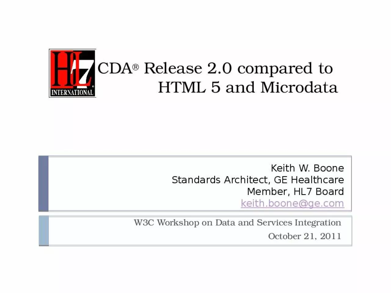 PPT-CDA ® Release 2.0 compared to