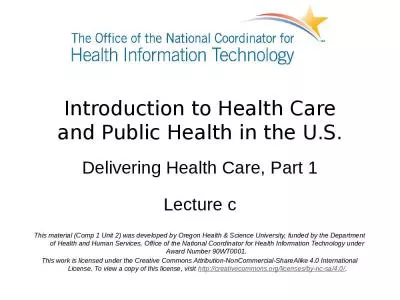 Introduction to Health Care