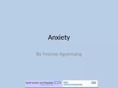 Anxiety By Yvonne  Agyemang