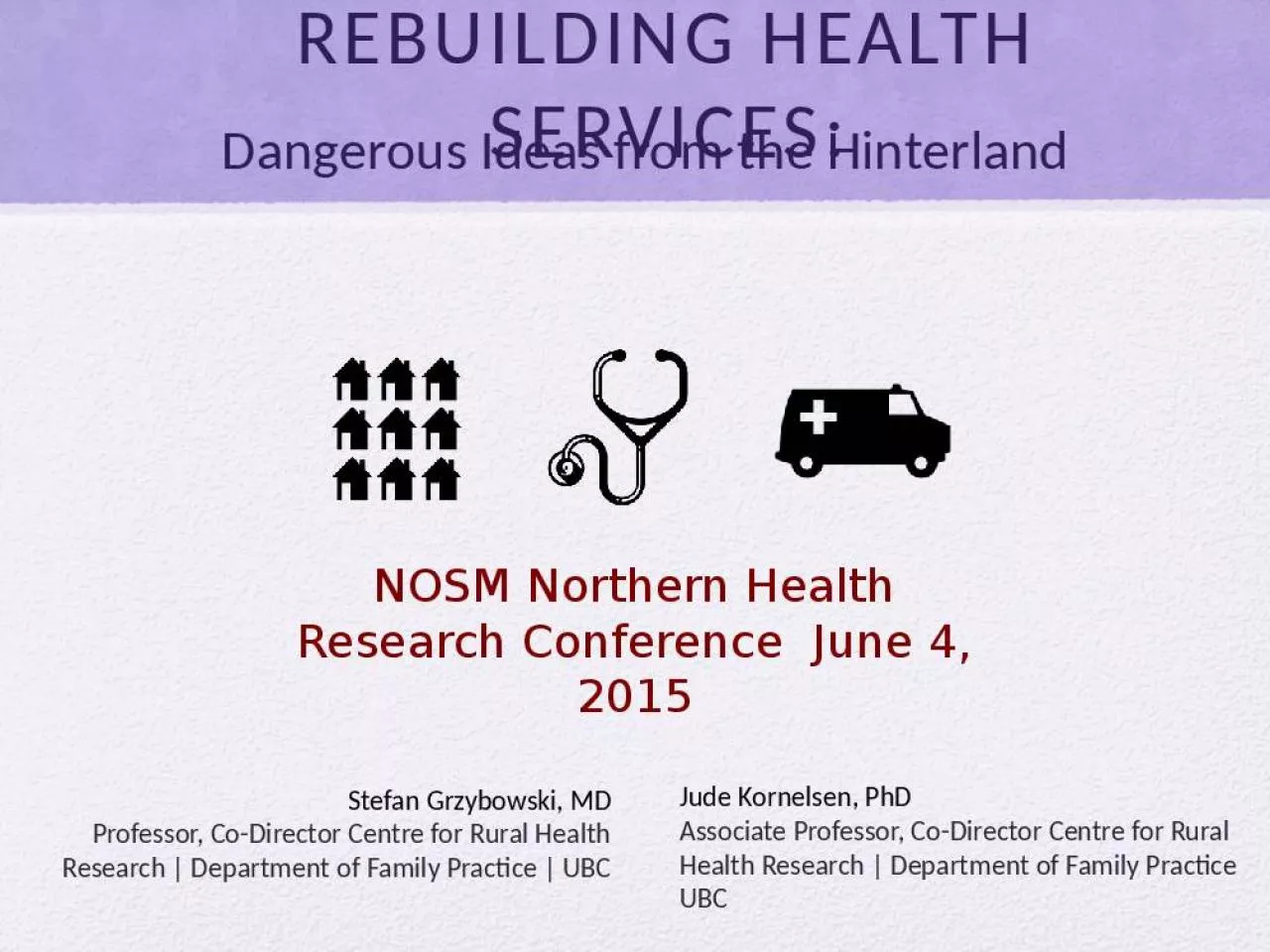 PPT-Rebuilding Health Services