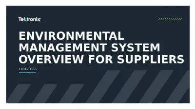 Environmental management system