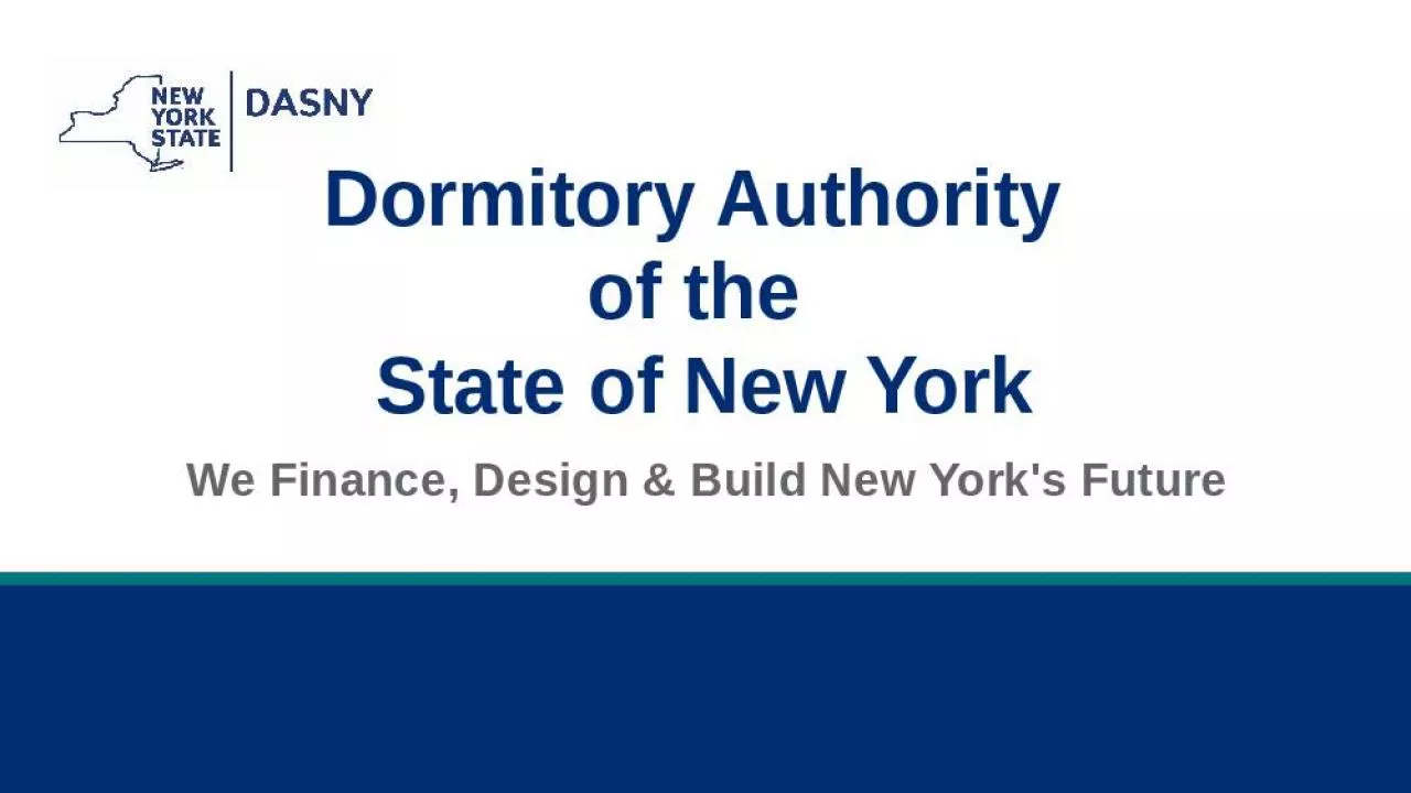 PPT-Dormitory Authority of the