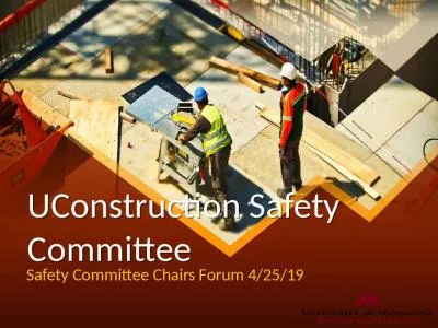 UConstruction  Safety Committee