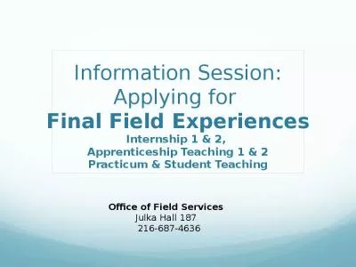 Information Session: Applying for