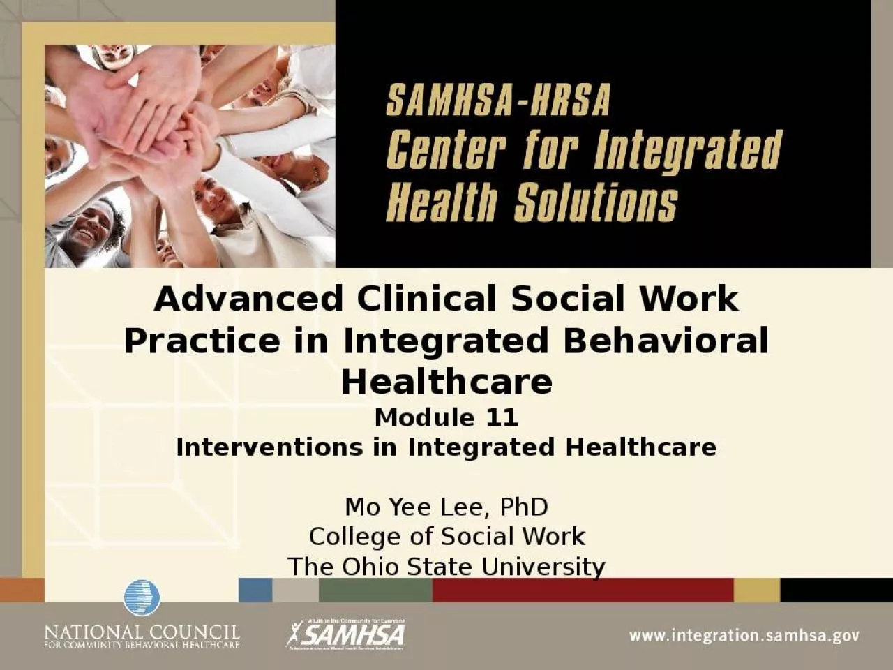 PPT-Advanced Clinical Social Work Practice in Integrated Behavioral Healthcare