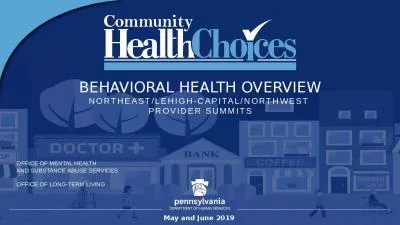 BEHAVIORAL HEALTH OVERVIEW