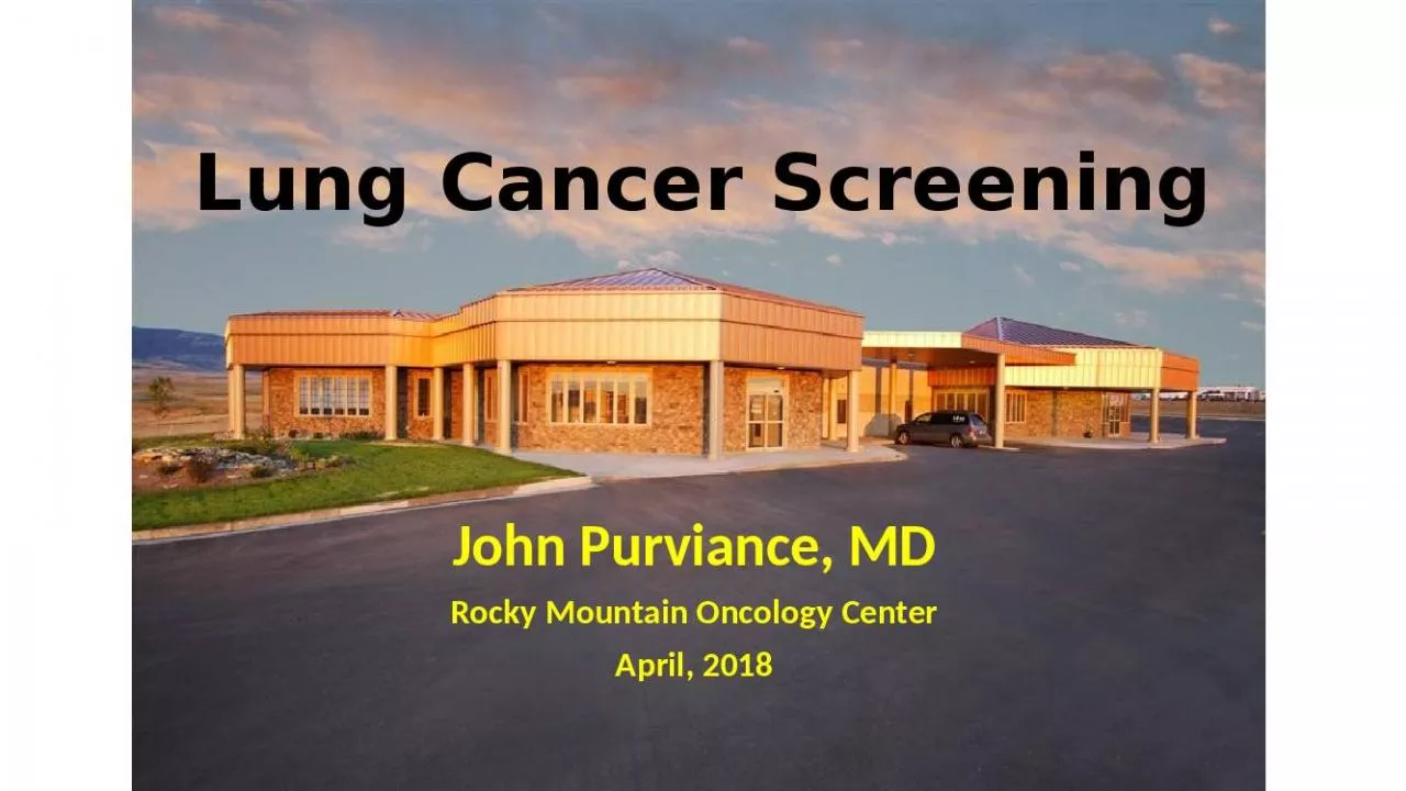 PPT-Lung Cancer Screening John