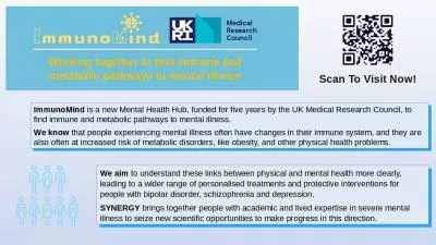 We aim  to understand these links between physical and mental health more clearly, leading