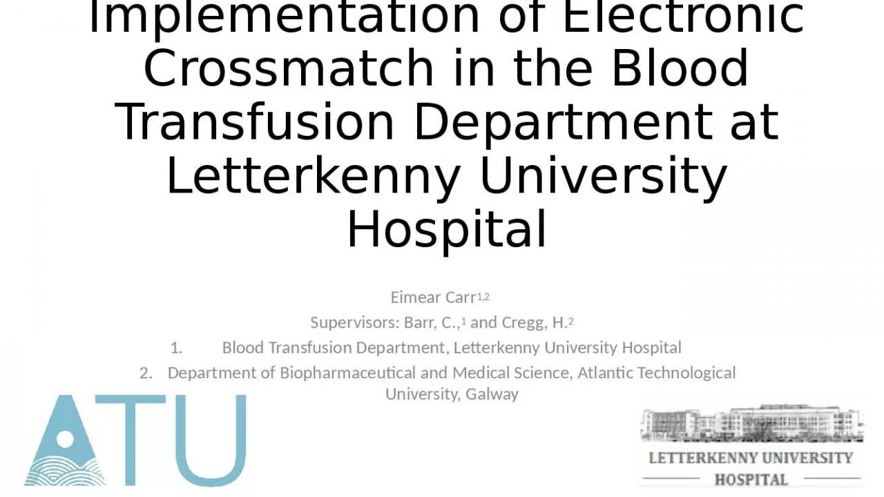 PPT-Eimear Carr 1,2 Supervisors: Barr, C.,