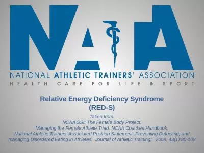 Relative Energy Deficiency Syndrome