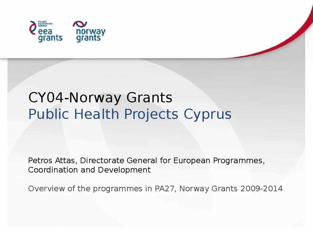 PPT-CY04-Norway Grants Public Health Projects