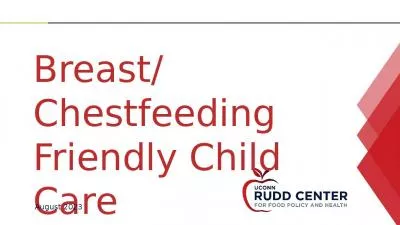 Breast/Chestfeeding Friendly Child Care