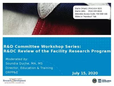 R&D Committee Workshop Series: