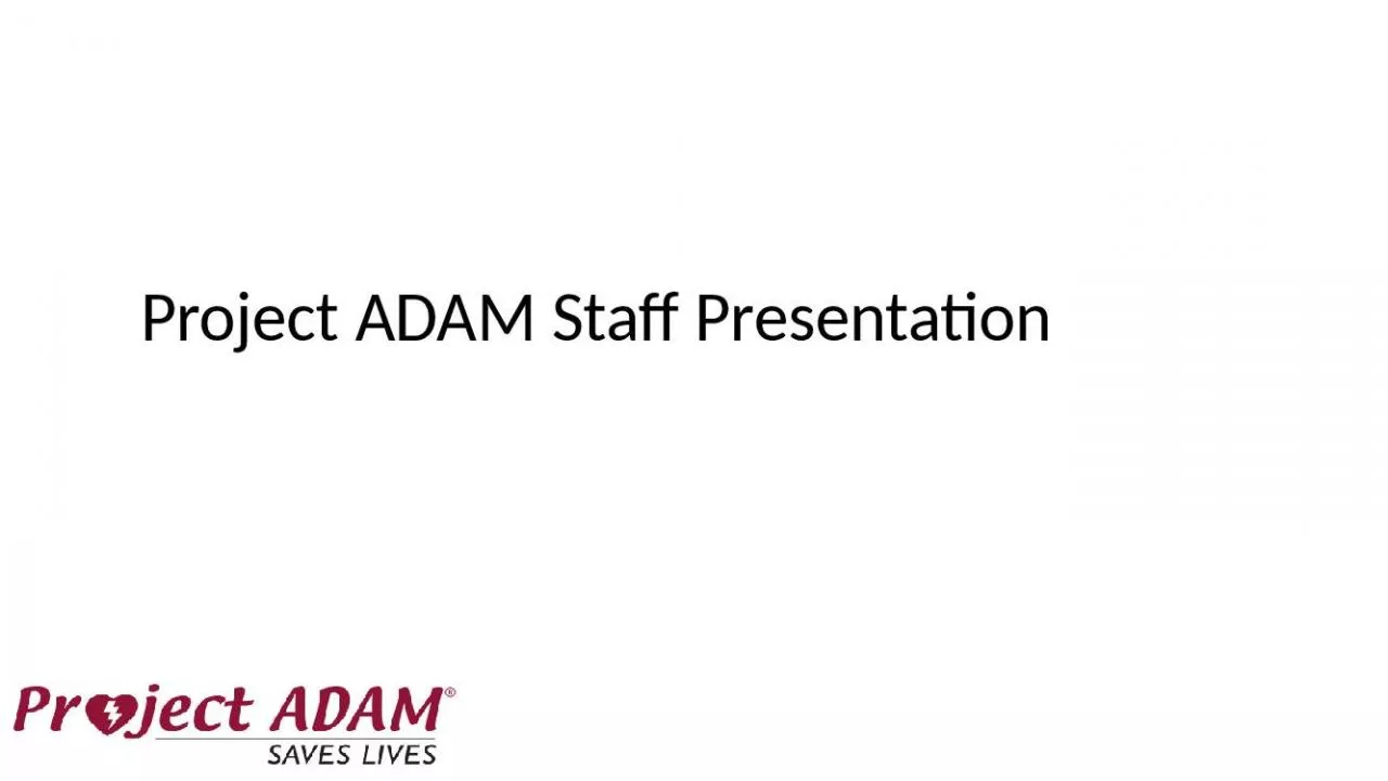 PPT-Project ADAM Staff Presentation