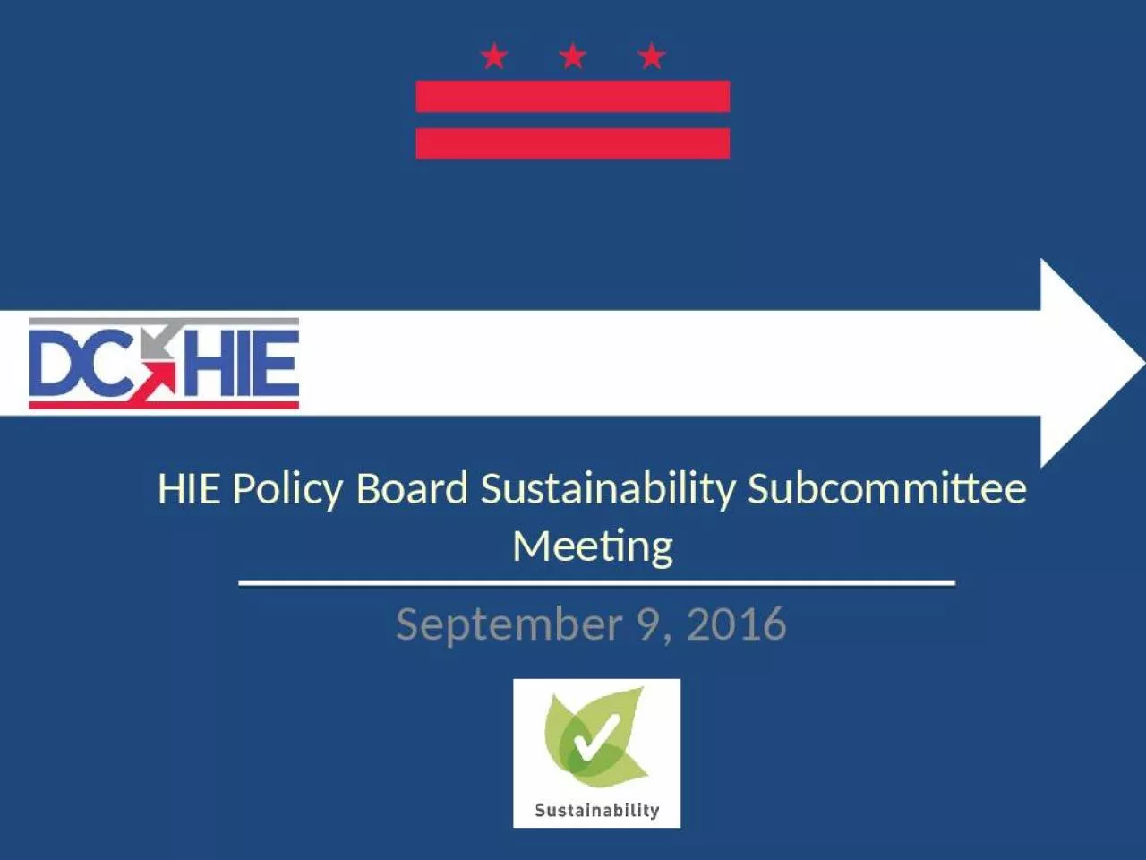 PPT-HIE Policy Board Sustainability Subcommittee Meeting