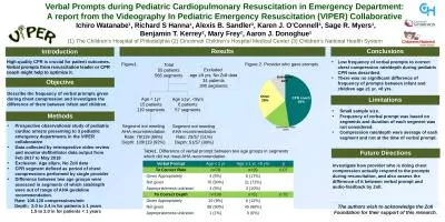 Verbal Prompts during Pediatric Cardiopulmonary Resuscitation in Emergency Department: