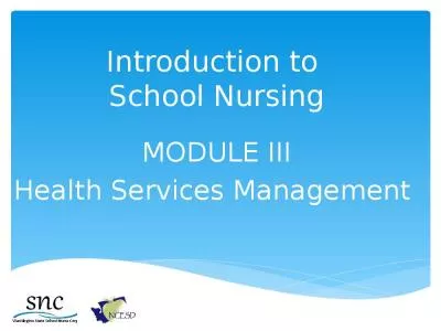 Introduction to  School Nursing