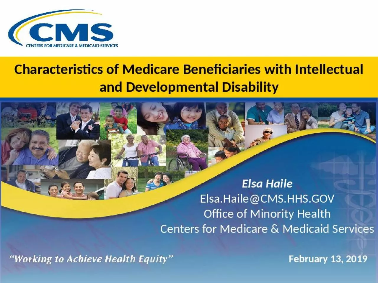 PPT-Characteristics of Medicare Beneficiaries with Intellectual and Developmental Disability