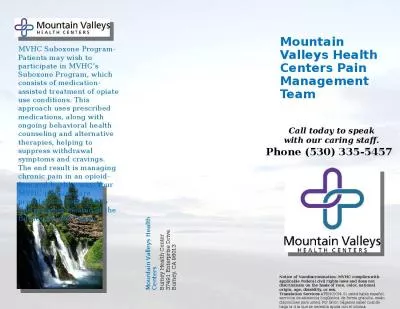 Mountain Valleys Health Centers