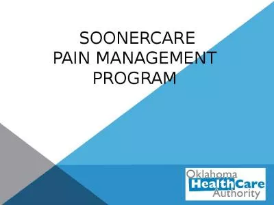 SOONERCARE PAIN MANAGEMENT