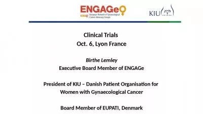 Clinical Trials  Oct . 6, Lyon France