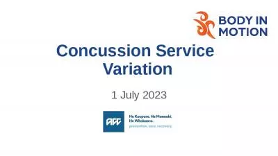 Concussion Service  Variation