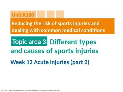 Different types and causes of sports injuries