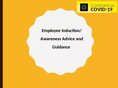 Employee  Induction/ Awareness Advice and Guidance