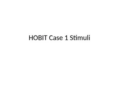 HOBIT Case 1 Stimuli ECG