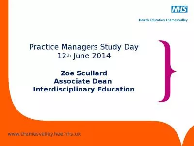 Practice Managers Study Day