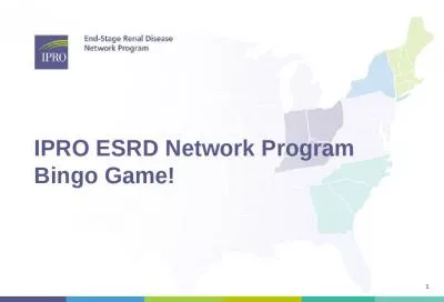 IPRO ESRD  Network Program