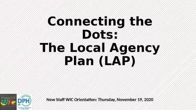 Connecting the Dots: The Local Agency Plan (LAP)