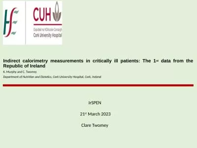 Indirect calorimetry measurements in critically ill patients: The 1