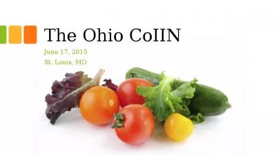 The Ohio CoIIN June 17, 2015