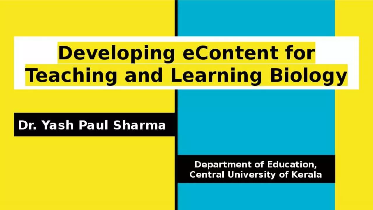 PPT-Developing eContent for