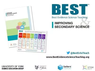 @ BestEvSciTeach www.BestEvidenceScienceTeaching.org