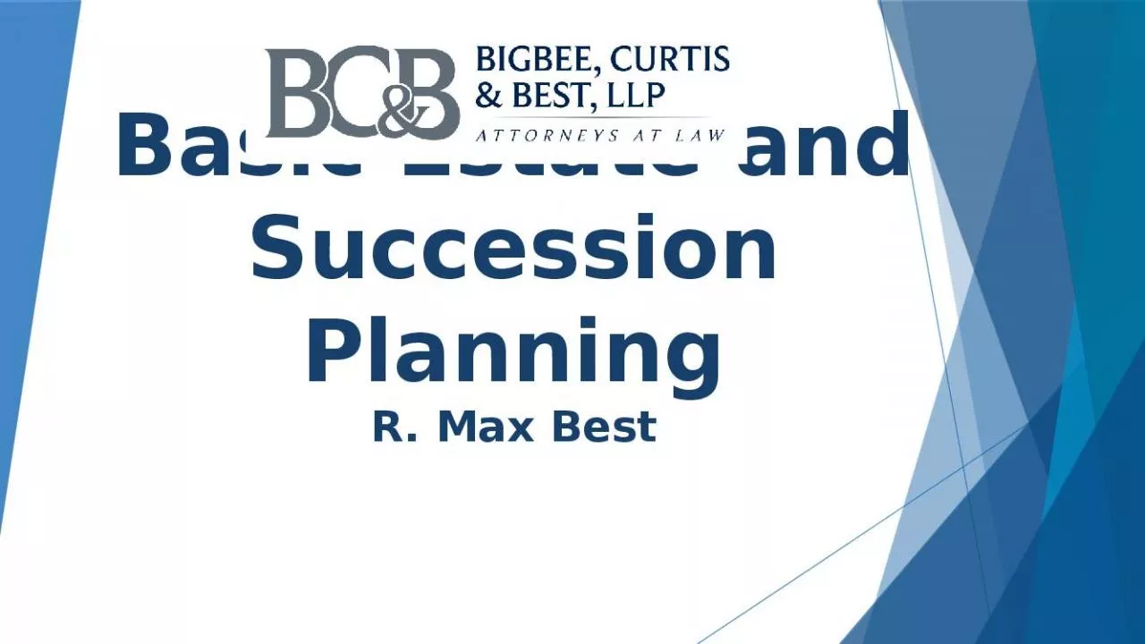 PPT-Basic Estate and Succession Planning