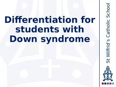 Differentiation for students with Down syndrome