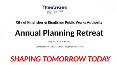 City of Kingfisher & Kingfisher Public Works Authority