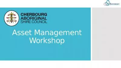 Asset Management Workshop