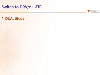 Switch to DRV/r + 3TC DUAL Study