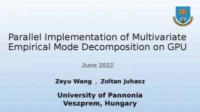 Parallel Implementation of Multivariate Empirical Mode Decomposition on GPU