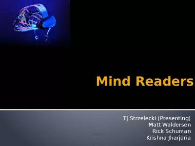 Mind Readers TJ Strzelecki