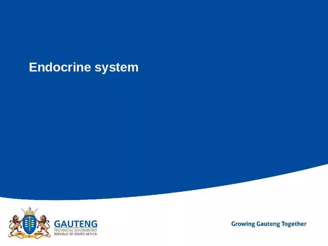 PPT-Endocrine system The endocrine system vs. nervous system