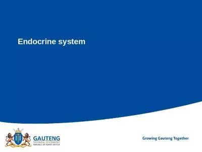 Endocrine system The endocrine system vs. nervous system