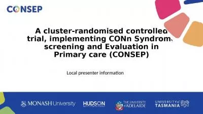 A cluster- randomised  controlled trial, implementing