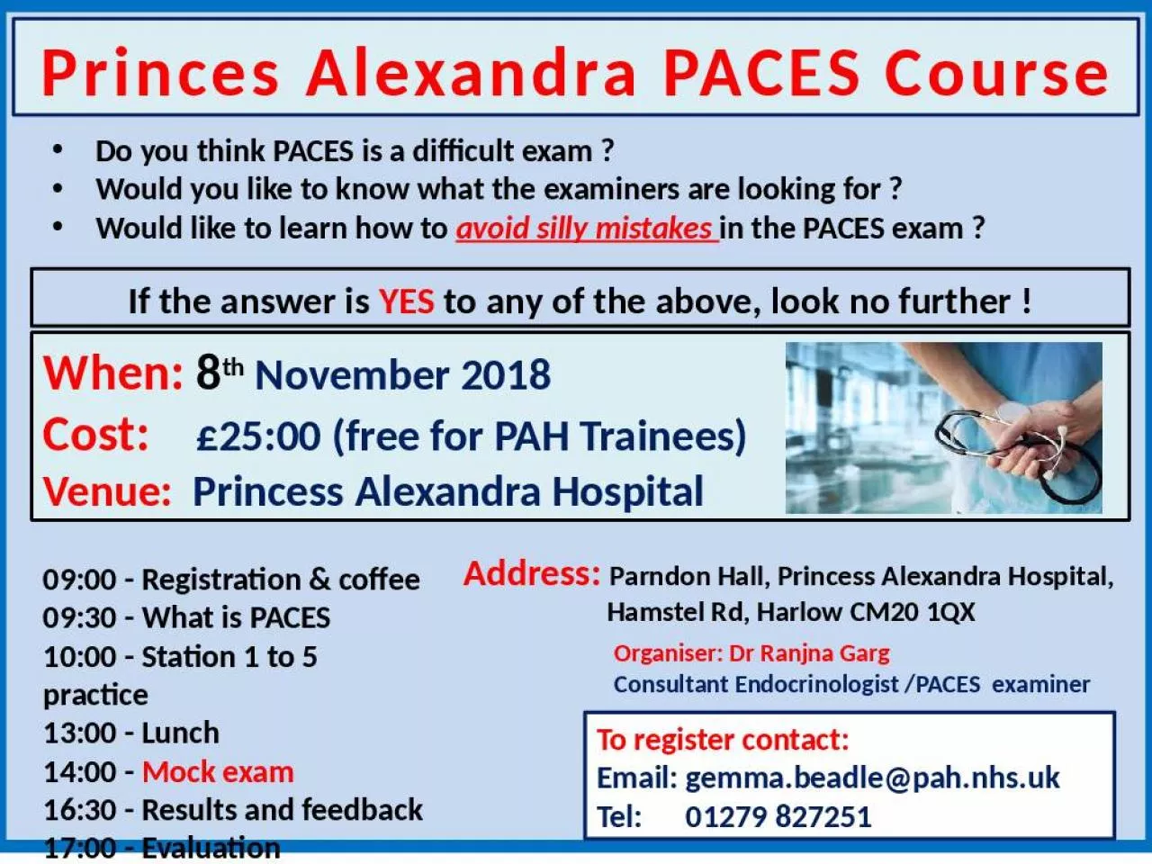 PPT-Princes Alexandra PACES Course